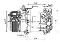 MAHLE ACP1461000P Kompressor, Klimaanlage