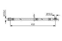 BOSCH 1987481A57 Bremsschlauch