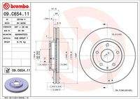 BREMBO 09C65411 Bremsscheibe