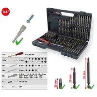 KS TOOLS 9112008 Set, Schraubendreher-Einsatz (Bits)