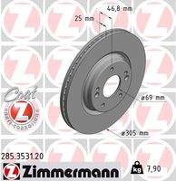 ZIMMERMANN 285353120 Bremsscheibe