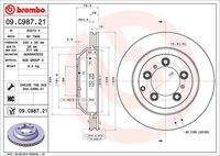 BREMBO 09C98721 Bremsscheibe