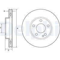 DELPHI BG4554C Bremsscheibe