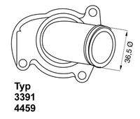 BorgWarner (Wahler) 445992D Thermostat, Kühlmittel