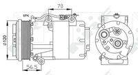 NRF 32250 Kompressor, Klimaanlage