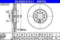 ATE 24032501131 Bremsscheibe