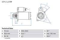 BOSCH 0986020350 Starter