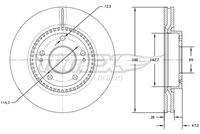 TOMEX Brakes TX7247 Bremsscheibe