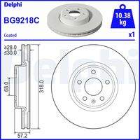 DELPHI BG9218C Bremsscheibe