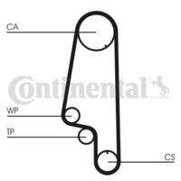 CONTINENTAL CTAM CT846WP3 Wasserpumpe + Zahnriemensatz