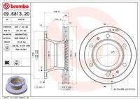 BREMBO 09681320 Bremsscheibe