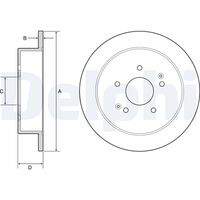 DELPHI BG4940C Bremsscheibe