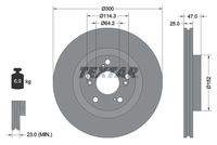 TEXTAR 92125000 Bremsscheibe