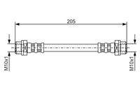 BOSCH 1987476477 Bremsschlauch