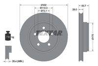 TEXTAR 92203303 Bremsscheibe