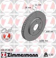 ZIMMERMANN 200253820 Bremsscheibe