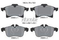TEXTAR 2383201 Bremsbelagsatz, Scheibenbremse
