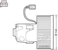 DENSO DEA05008 Innenraumgebläse