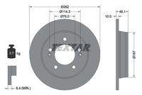 TEXTAR 92240003 Bremsscheibe