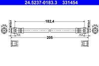 ATE 24523701833 Bremsschlauch