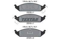 TEXTAR 2331801 Bremsbelagsatz, Scheibenbremse