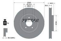 TEXTAR 92299403 Bremsscheibe