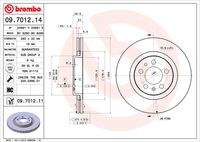 BREMBO 09701211 Bremsscheibe