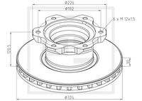 PE Automotive 01666100A Bremsscheibe