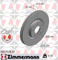 ZIMMERMANN 200252820 Bremsscheibe