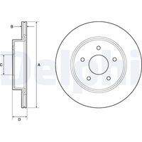 DELPHI BG4779C Bremsscheibe