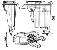 MAHLE CRT95000S Ausgleichsbehälter, Kühlmittel