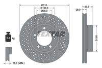 TEXTAR 92100005 Bremsscheibe
