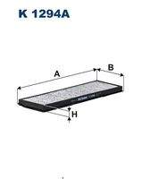 FILTRON K1294A Filter, Innenraumluft