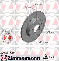 ZIMMERMANN 200251720 Bremsscheibe