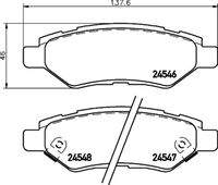 BREMBO P09014 Bremsbelagsatz, Scheibenbremse