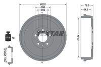 TEXTAR 94045400 Bremstrommel