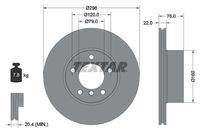 TEXTAR 92075005 Bremsscheibe