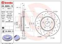 BREMBO 0986651X Bremsscheibe