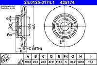 ATE 24012501741 Bremsscheibe