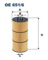 FILTRON OE651/6 Ölfilter