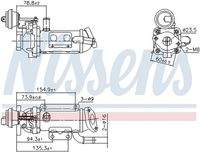 NISSENS 989289 Kühler, Abgasrückführung