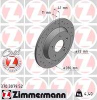 ZIMMERMANN 370307952 Bremsscheibe