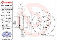 BREMBO 09950811 Bremsscheibe