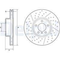 DELPHI BG9234C Bremsscheibe