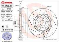 BREMBO 09D48233 Bremsscheibe