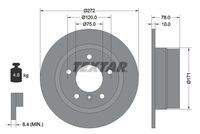 TEXTAR 92072303 Bremsscheibe