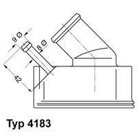 BorgWarner (Wahler) 418392D Thermostat, Kühlmittel