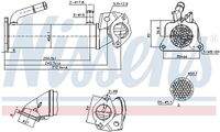 NISSENS 989321 Kühler, Abgasrückführung