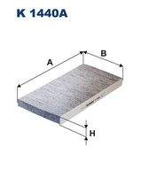 FILTRON K1440A Filter, Innenraumluft