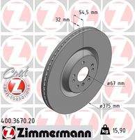ZIMMERMANN 400367020 Bremsscheibe